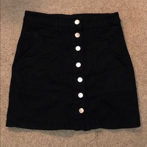Altar’d State button up mini denim skirt